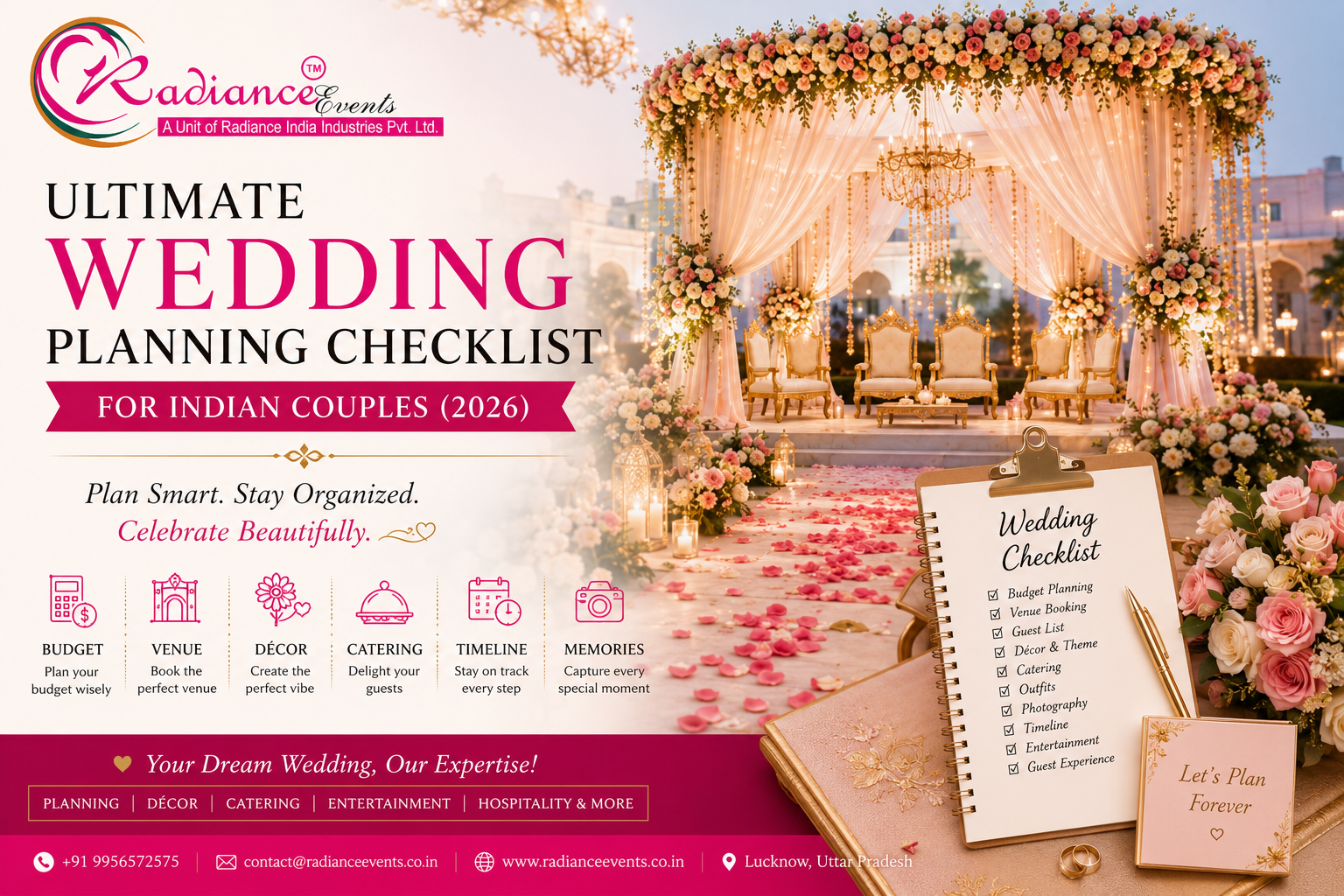 Ultimate Wedding Planning Checklist for Indian Couples (2026) | Step-by-Step Guide