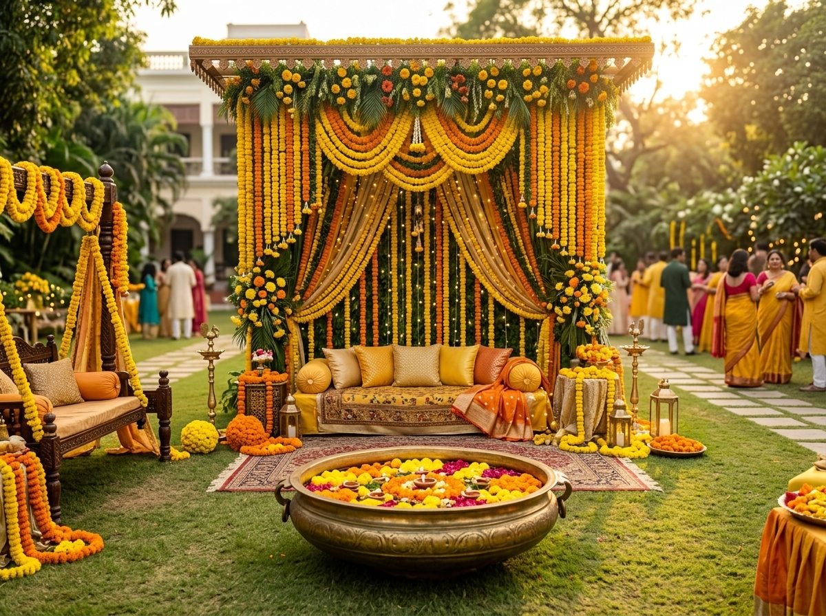Haldi Ceremony Decor Lucknow