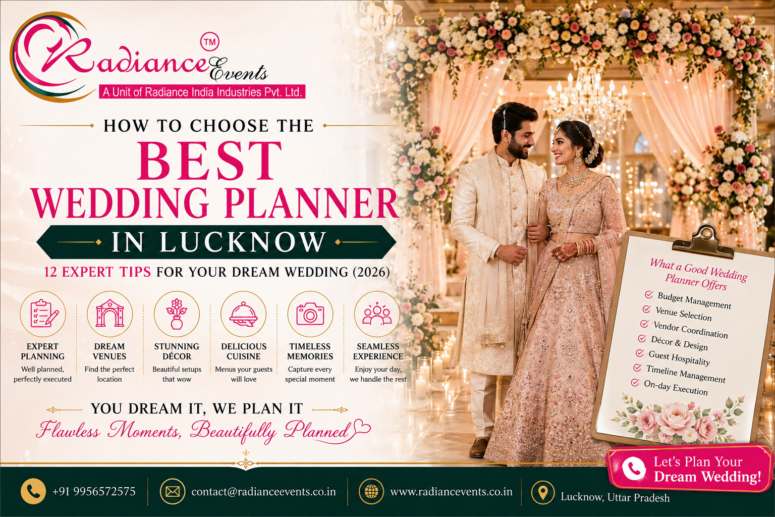Plan Your Dream Wedding with Radiance Events