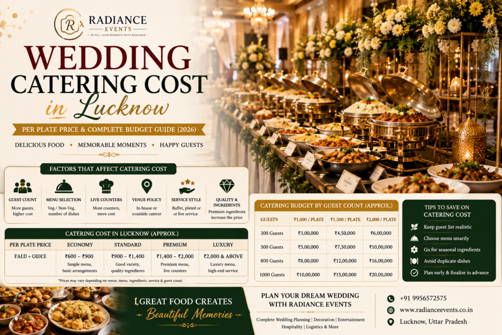 Wedding Catering Cost in Lucknow